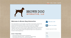 Desktop Screenshot of browndoginteractive.com